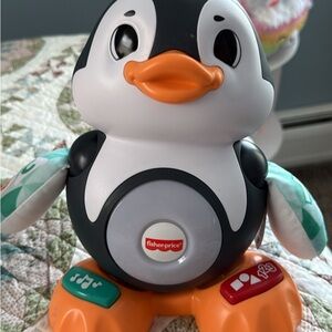 Fisher-Price Black, linkables Musical Penguin Learning Toy